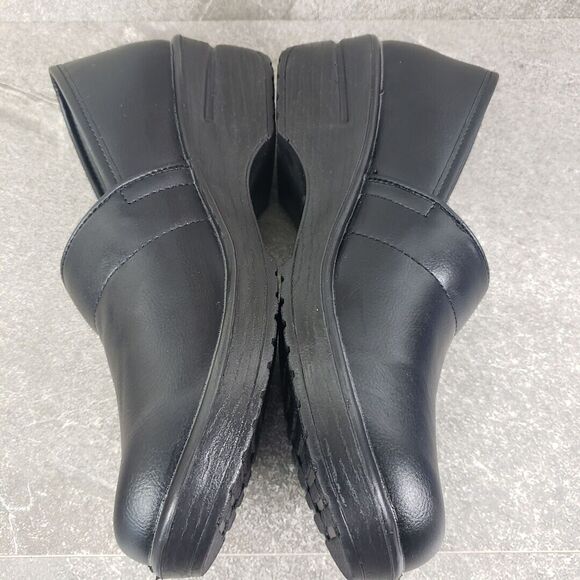 Easy Street Easy Works Shoes Womens 7.5 M Black Lyndee Comfort Clog - Picture 4 of 8